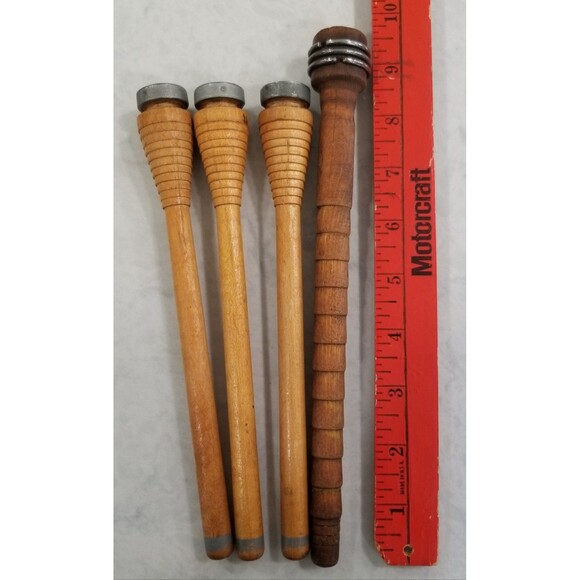 Antique bobbins 3 beehive 1 other total 4 count - Picture 1 of 7